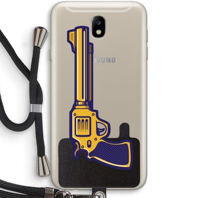 Pew Pew Pew: Samsung Galaxy J7 (2017) Transparant Hoesje met koord