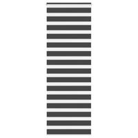 Zebra rolgordijn 85x200 cm stofbreedte 80,9 cm zwart