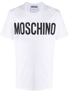 Moschino t-shirt à logo imprimé - Blanc