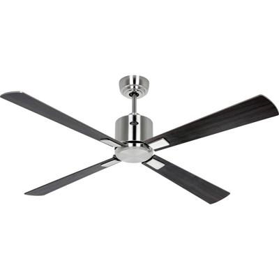 CasaFan ECO NEO III 132 BN-NB/KI WiFi Flügel Nussbaum/Kirsche Plafondventilator Chroom (geborsteld) Met afstandsbediening, Timer, Met wintermodus, Bediening