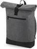 Atlantis BG855 Roll-Top Backpack - Grey-Marl/Black - 32 x 44 x 13 cm