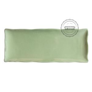 Serveerschaal Organica Vert Lichen - handgemaakt in Portugal - 35 x 14 cm