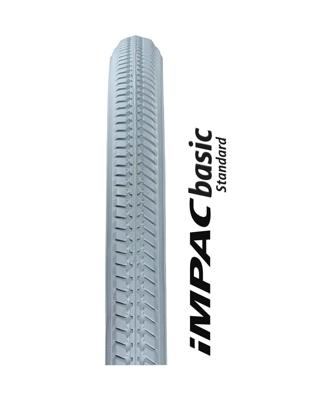 Impac buitenband 20x1 3/8 grijs - stadsband voor rolstoelen