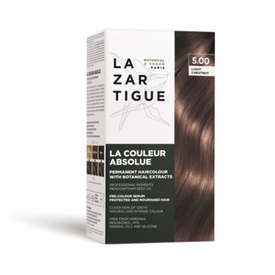 Lazartigue La Couleur Absolue Permanent Haircolour Pakket 5.00 Light Chestnut Set Lazartigue La Couleur Absolue Permanent Haircolour Pakket 5.00 Light Chestnut Set