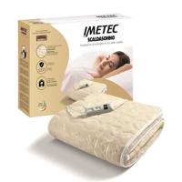 Verwarmde dekmatras - Imetec - Bedverwarmer voor tweepersoonsbed 150 x 80 cm - 2 bedieningselementen met 2 temperaturen - Wasbaar