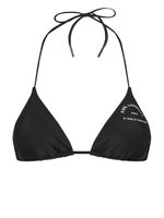 Karl Lagerfeld haut de bikini Rue St-Guillaume - Noir - thumbnail