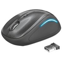 Trust Yvi FX Wireless Mouse muis 22333, 800 - 1600 dpi, Meerkleurige leds