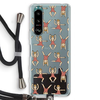 Gymboys: Sony Xperia 5 III Transparant Hoesje met koord