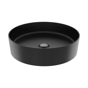 Waskom Creavit Loop | 45 cm | Keramiek | Vrijstaand | Rond | Zwart mat