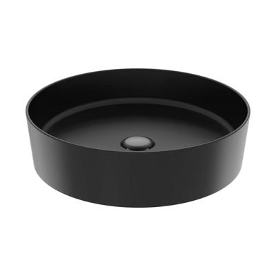 Waskom Creavit Loop | 45 cm | Keramiek | Vrijstaand | Rond | Zwart mat