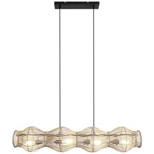 ECO-Light BAMBOO 9510 S4-H BA Hanglamp E27 Bamboe, Natuur