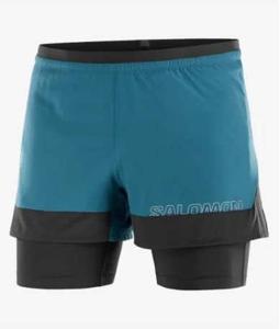 Salomon Cross 2in1 shorts heren - Multi - Heren