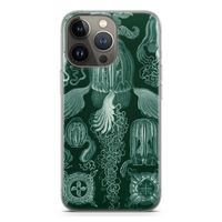 Haeckel Cubomedusae: iPhone 13 Pro Transparant Hoesje