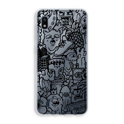 Vexx Black Mixtape: Samsung Galaxy A10 Transparant Hoesje