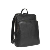 Justified Bags Justified Bags® Everest Leren Laptop Rugtas Zwart