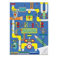 Haza Witbaard Kleurboek robot