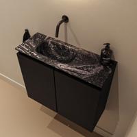 Toiletmeubel Mondiaz Ture Dlux | 60 cm | Meubelkleur Urban | Eden wastafel Lava Links | Zonder kraangat