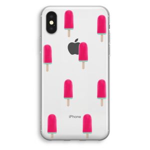 Waterijsje: iPhone X Transparant Hoesje