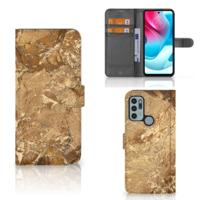 Motorola Moto G60s | Bookcase | Marmer Creme