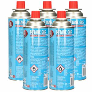 8x Gasfles butaan gas bus voor kooktoestel