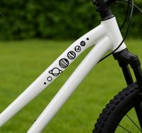 Fiets sticker planet lijn