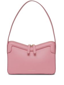 Mansur Gavriel sac porté épaule à plaque logo - Rose