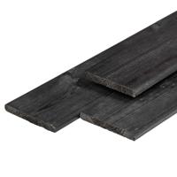 Midden-Europees grenen tuinplank gedroogd, zwart gespoten, geschaafd 4rh 1,6 x 14,0 x 300 cm Tuindeco - Tuindeco