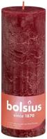 Bolsius Rustiekkaars shine 190/68 velvet red 1 Stuks