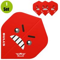 Bulls Bulls Smiley Dartflights - Angry
