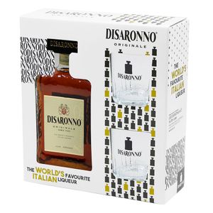 Disaronno Originale in Gift Box met 2 Tumblers