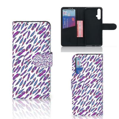 Honor 20 Telefoon Hoesje Feathers Color Honor 20 Telefoon Hoesje Feathers Color