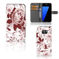 Hoesje Samsung Galaxy S7 Edge Watercolor Flowers