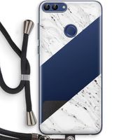 Biggest stripe: Huawei P Smart (2018) Transparant Hoesje met koord
