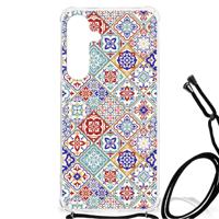 Samsung Galaxy S24 Plus Anti-Shock Hoesje Tiles Color - thumbnail