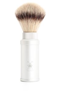 Muhle reisscheerkwast synthetisch haar zilver