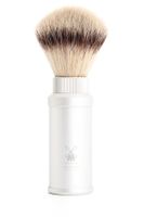 Muhle reisscheerkwast synthetisch haar zilver