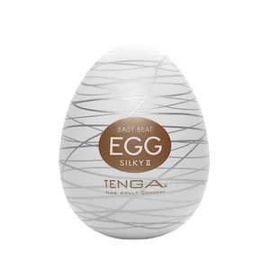 Tenga Egg Silky II Eivormige masturbator Thermoplastische elastomeer (TPE)