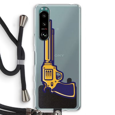 Pew Pew Pew: Sony Xperia 5 III Transparant Hoesje met koord