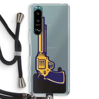 Pew Pew Pew: Sony Xperia 5 III Transparant Hoesje met koord