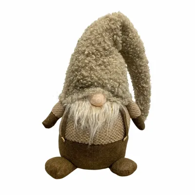 Kerstpop Gnoom Bruin 80cm Assorti 1st
