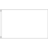 Witte vlag - 150 x 90 cm - decoratie vlag in de kleur wit - polyester - met ophangogen Witte vlag - 150 x 90 cm - decoratie vlag in de kleur wit - polyester - met ophangogen