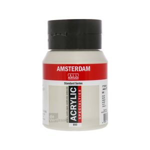 Amsterdam 17728002 acrielverf 500 ml Zilver Koker