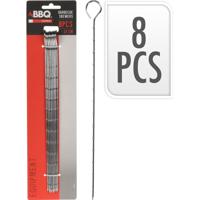 BBQ pennen 27cm set van 8 stuks op kaart