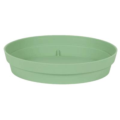EDA Bloempot onderschaal Toscane - kunststof - groen - D28 cm - opvangschalen