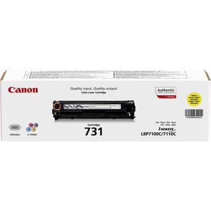 Canon 731 tonercartridge 1 stuk(s) Origineel Geel