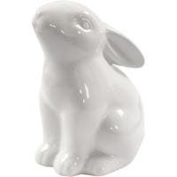 Creativ Company Konijn, h: 9 cm, d 5,5 cm, wit, 12 stuk/ 1 doos