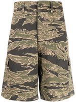 Maharishi short cargo à imprimé camouflage - Vert - thumbnail