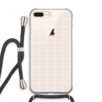 Rooster 2: iPhone 8 Plus Transparant Hoesje met koord