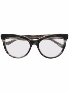 Donna Karan lunettes de vue à monture papillon - Gris