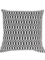 Fornasetti coussin à motif géométrique - Noir - thumbnail